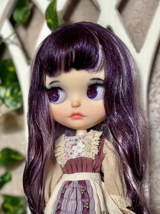 Blueberry Cheesecake 💜 OOAK Custom Blythe
